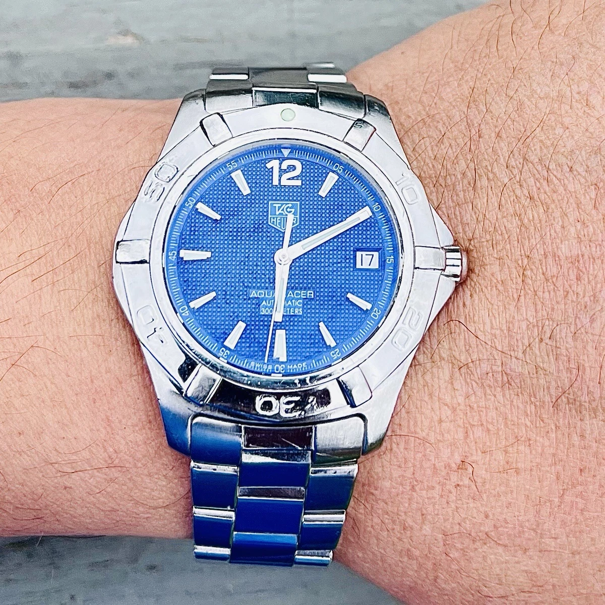 Blue face deals tag heuer