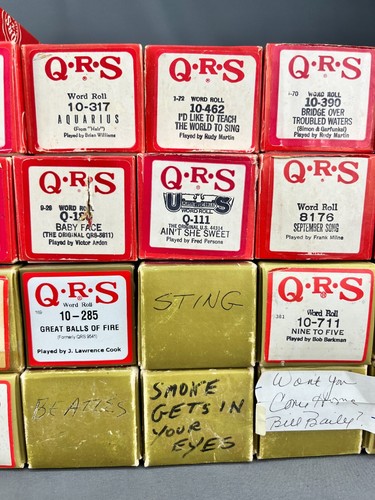 Lotto 35 QRS PLAYER PIANOFORTE Word-Rolls tutti originali scatole ed etichettati (6) - Foto 5 di 9