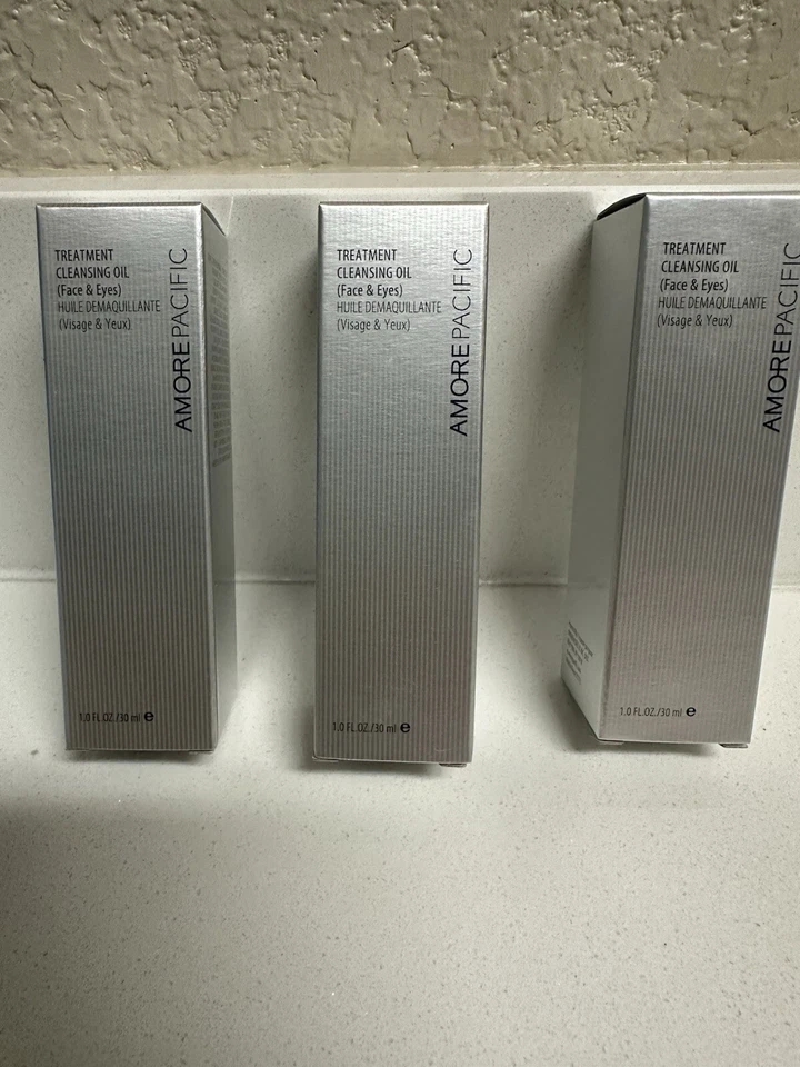 Limpiador facial aceite limpiador tratamiento AMOREPACIFIC 1,0 OZ/30 ML cada botella. Foto 3 de 3