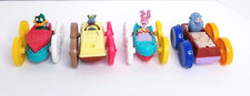 Set of 4 Tiny Toons Adventures Flip Cars Vintage 1990 McDonald's Toys