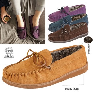 mens fur lined moccasin slippers