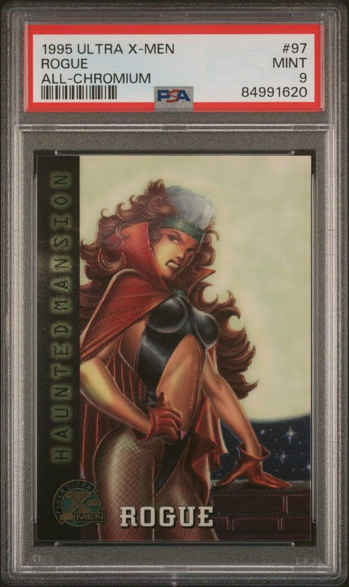 1995 ULTRA X-MEN ALL CHROMIUM #97 ROGUE PSA 9 DISNEY + MARVEL