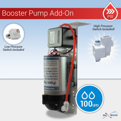 (240V AC) Reverse Osmosis Booster Pump compete set 100 GPD hight & Low Switches