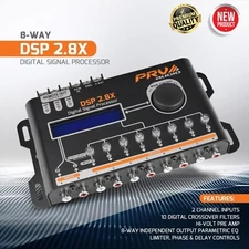 Audio Crossover Equalizer 8 Channel Digital Signal Processor DSP for Car Speaker