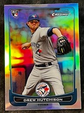 2012 Bowman Chrome ROOKIE REFRACTOR Drew Hutchison