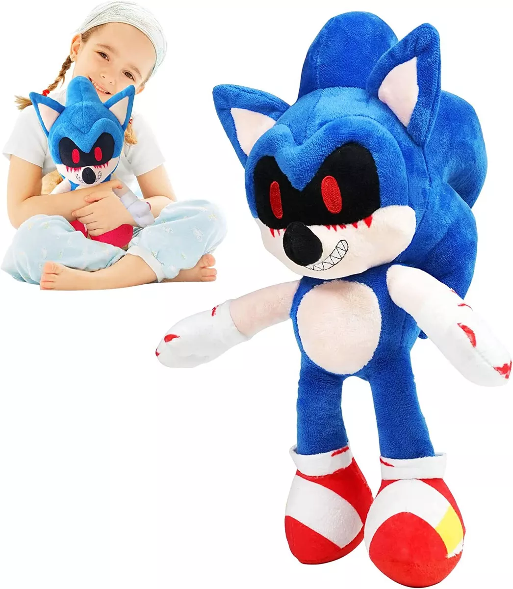  14.6 (37cm) Sonic Exe Plush Blood, 2 Evil Sonic Plush Toys  Exe and Sonic Blood and Christmas Hat Plush Doll for Fan (2 pcs) : Toys &  Games