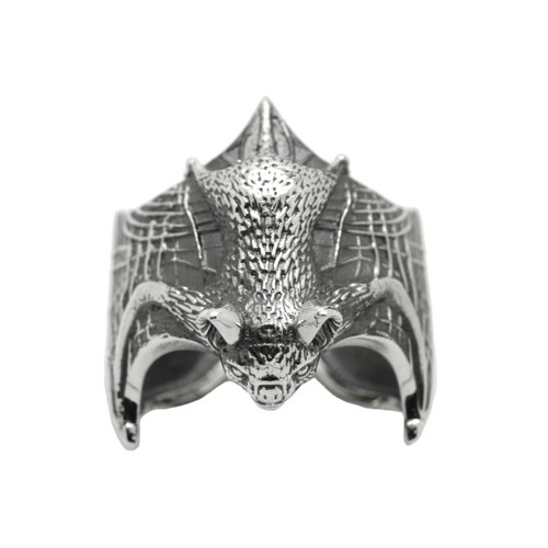 Bat Mouse Adjustable Sterling Silver Ring - Picture 7 of 11