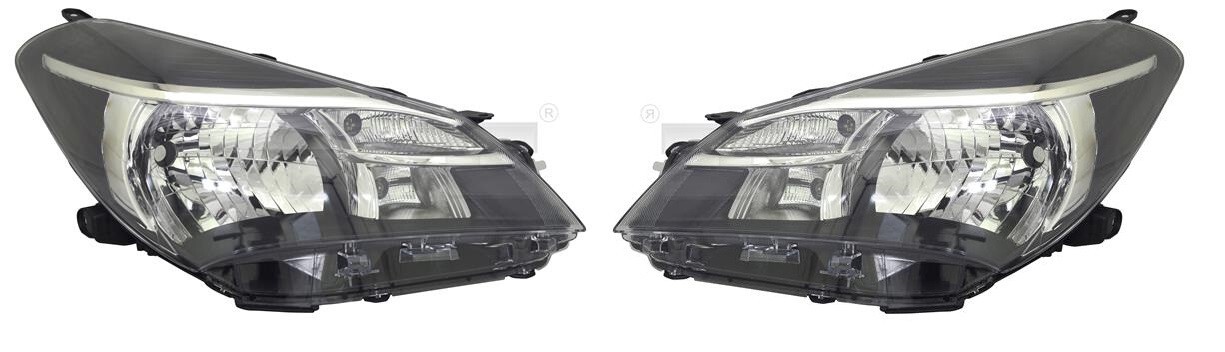 Phare avant gauche droite pour corriger éclairage opaque Toyota Yaris 2014-2017