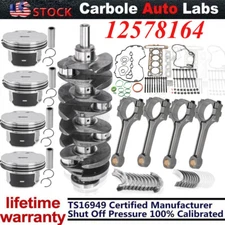 2.4L Fits Chevy Buick Engine Rebuild Overhaul Kit-Crankshaft Con Rods Gasket Kit