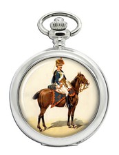 15th Hussars 1811 Illustration Pocket Watch