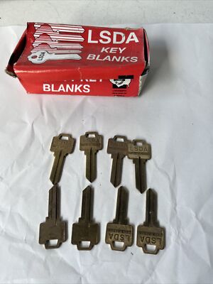 Lsda Key LOT OF 8 LSDA BLANK KEYS N1054SWB | eBay