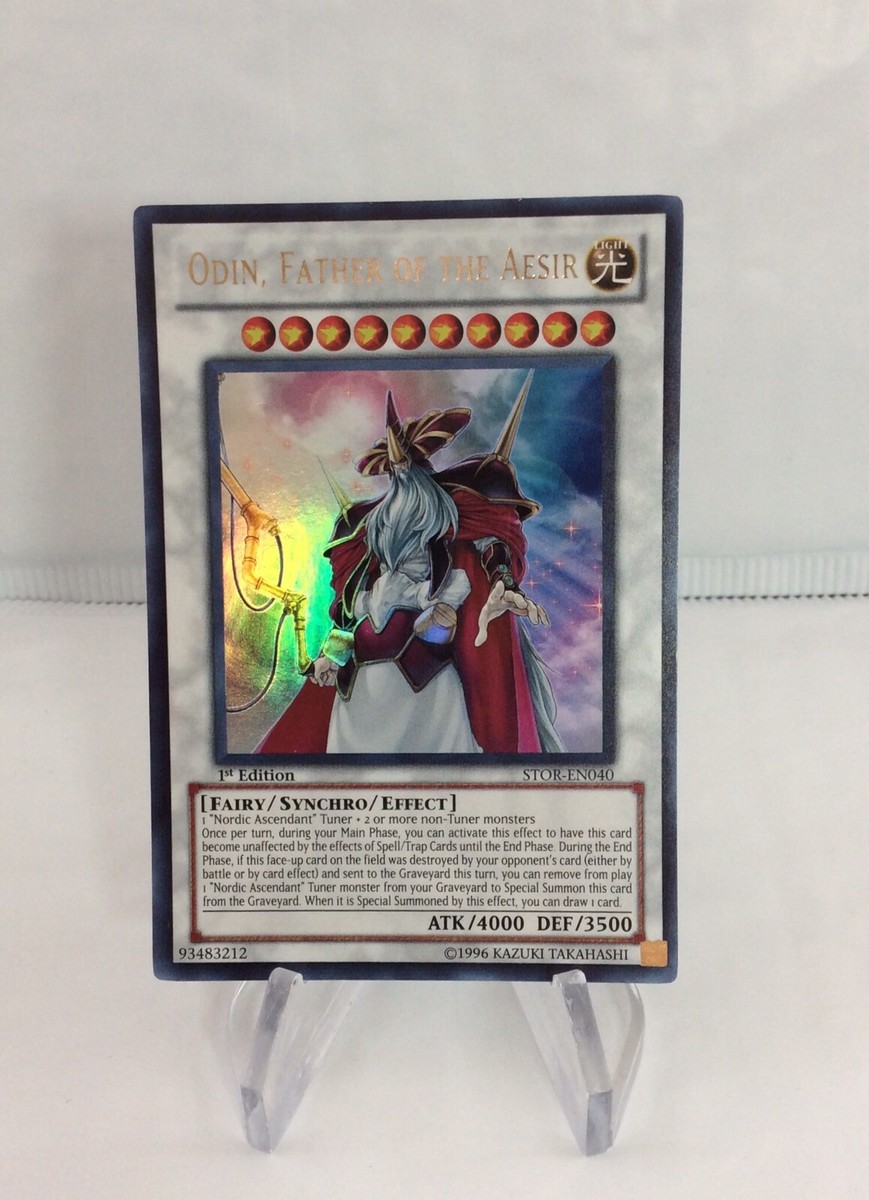 Yugioh Odin, Father of The Aesir STOR-EN040 Holo 1st Edition