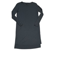 Eileen Fisher Tunic Dress Gray Long Sleeve Size PP Petite Women’s