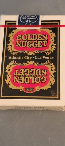 Golden Nugget Casino Playing Cards Vtg Atlantic City Poker Gambling Las Vegas
