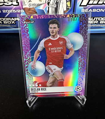 Topps Finest 2025/26 UEFA Champions League Declan Rice Arsenal #245 /150