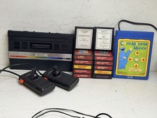 Atari 2600 Jr Console And 12 Game Carts Mario Ghostbusters