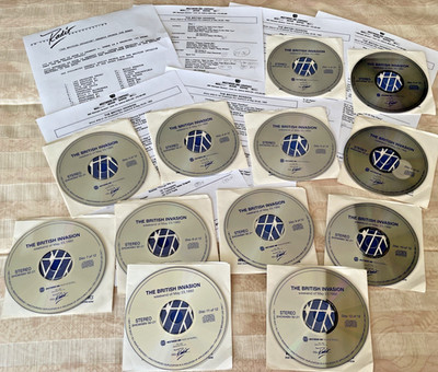 ''The British Invasion'' Westwood One Radio Show # 92-21 12 CD Set with Cue Sheets