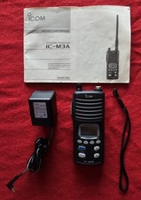 Icom IC-M3A VHF Marine Handheld Radio Transceiver w/ Charger Parts Repair