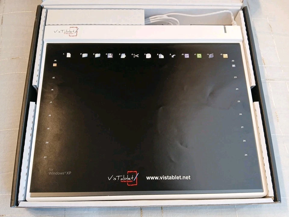 VisTablet VT12w Graphic Art Pen Drawing Writing Computer Tablet 12.1" Widescreen - Image 4 of 4
