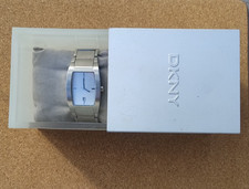 Boxed DKNY Quartz Square Wristwatch New Battery