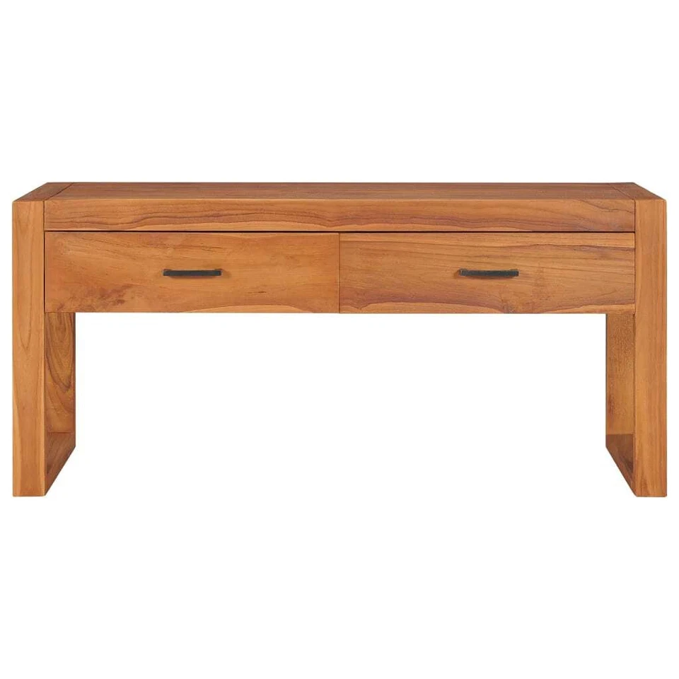 TV Cabinet Natural Teak Wood One Size Storage TV Cabinet - Image 3 of 4