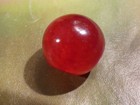 ANTIQUE NATURAL GEM STONE RED RUBY ROUND SHAPE BEAD WORN 10.5-9.9 MM — photo 3