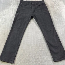 Levis 511 Jeans Mens 36x30 Black Straight Punk Grunge Rock 32x28
