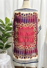 Vintage Paolo Gucci Large Silk Scarf 32" x 32"