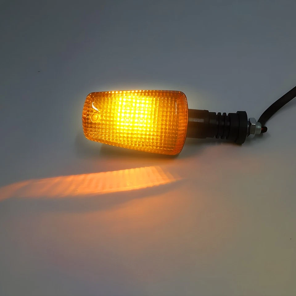 Luces de señal de giro halógenas Auxito 2 piezas para Yamaha TW200 XT225 XT250 FZR400 XT600 Foto 4 de 4