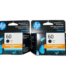 GENUINE NEW HP 60 CC640WN/CC643WN Black and Color Ink Cartridges