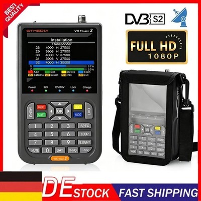 GTMEDIA V8 Finder2 HD Satelliten DVB-S2/S2X Signalfinder 3,5 LCD Sat Messgerät