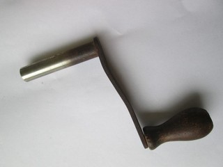 Antique Edison Standard Cylinder Phonograph Crank Winder.