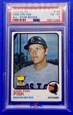 1973 Topps Carlton Fisk #193  PSA 4