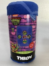Nickelodeon Teenage Mutant Ninja Turtles Fleece Blanket Throw 46" x 60" New