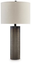 Signature Design by Ashley Contemporary Dingerly Table Lamp Brown