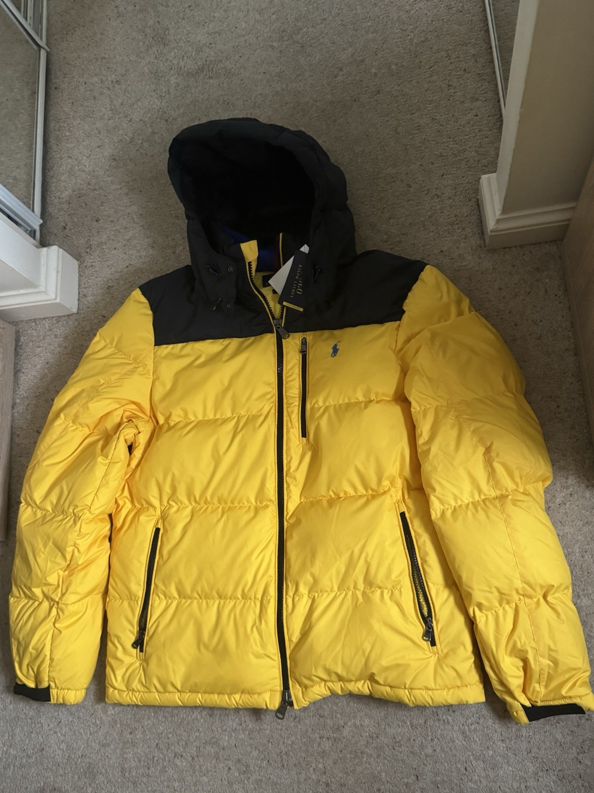 POLO RALPH LAUREN EL Cap GORHAM PUFFER / DOWN JACKET COAT, X-LARGE , RRP£445,NEW