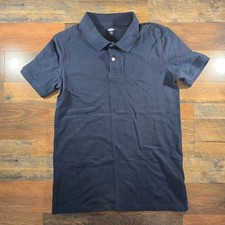 Boys Navy Blue School Uniform Polo Shirts Lot of 3 Size 14 16 XL L Old Navy IZOD