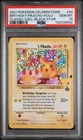 2021 Pokemon Celebrations Classic Coll. Birthday Pikachu-Holo #24 GEM MT PSA 10