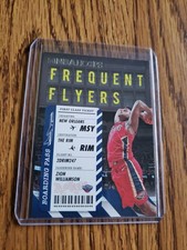 2020-21 Panini NBA Hoops Basketball #4 Zion Williamson Frequent Flyers Insert NM