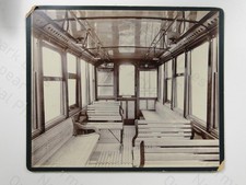 Metropolitan Stage Carriage Tram Wood Benches Public Transport c1900s Photo