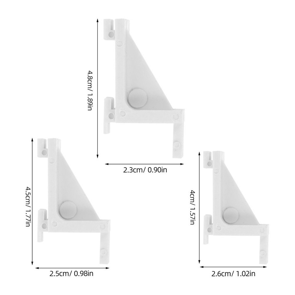 30 Pcs Freezer Partition Support Refrigerator Shelf Clips Plastic ...