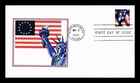 Dr Jim Stamps 44c US Flag Definitive Coil First Day Issue Barnnie Cachet
