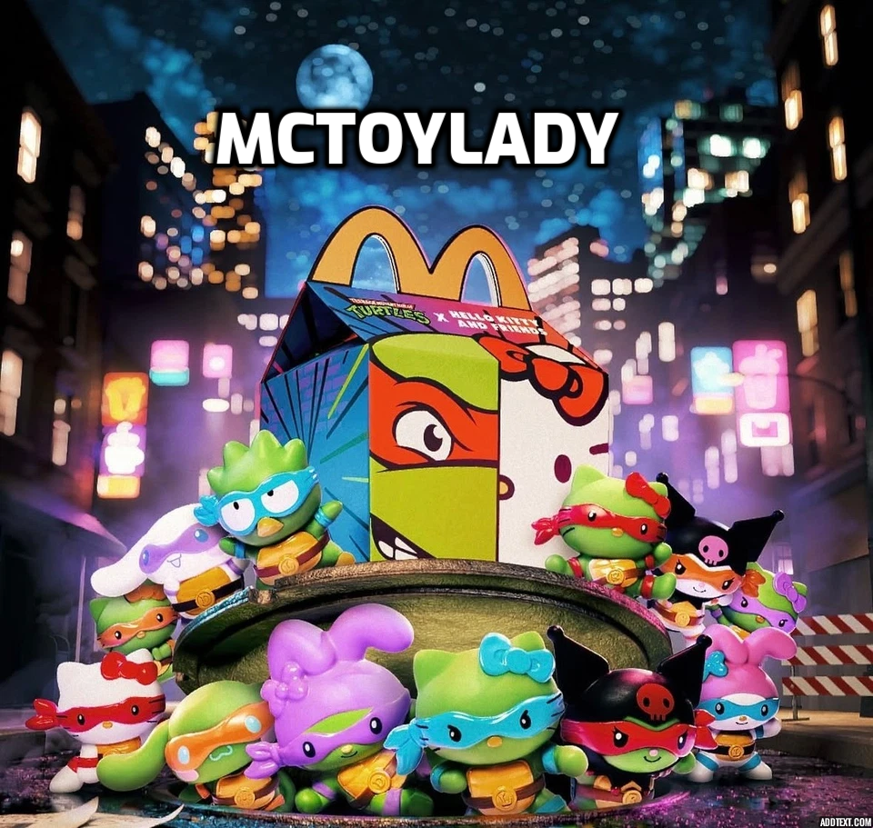 2025 Mcdonald's Sanrio Hello Kitty Teenage Mutant Ninja Turtles