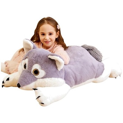 Extra Large 30'' Plush Wolf Toy - Ultimate Softness for Kids & Adults