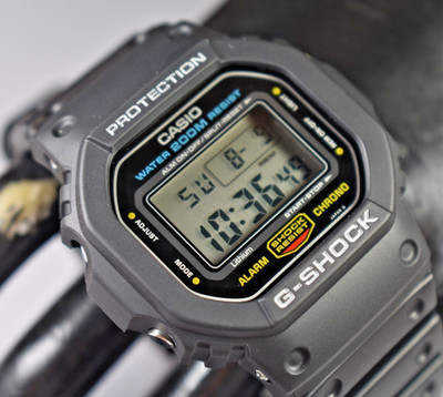 RARE 1987-89! Casio DW-5600C (901) JAPAN H Screwback NEW BATTERY/BEZEL!