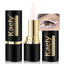 evpct Pastel Pink Long Wear Gel Eyeliner Pencils for Women, Pink White Eye Li...