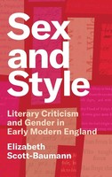 Sex And Style | Literary Criticism And Gender In Early Modern England | Buch