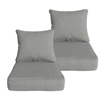 22x24 inch Outdoor/Indoor Deep Seat Patio Cushions 22