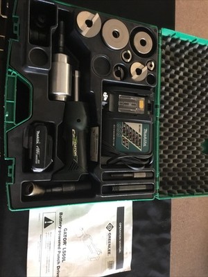 Greenlee Gator LS50L 18V Battery Operated 7-Ton Knockout Punch Driver w/ Case