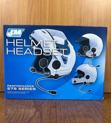 J & M Helmet Headset Performance 279 Series For Motorcycle Headphones Brand New